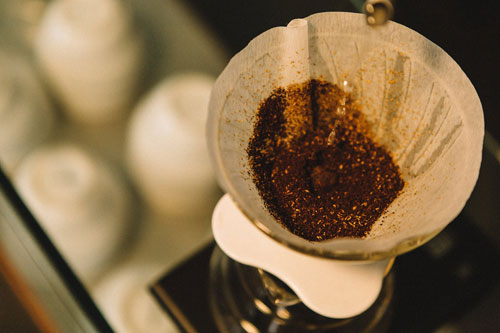 Filterkaffeezubereitung mit kolumbianischem Hochlandarabica