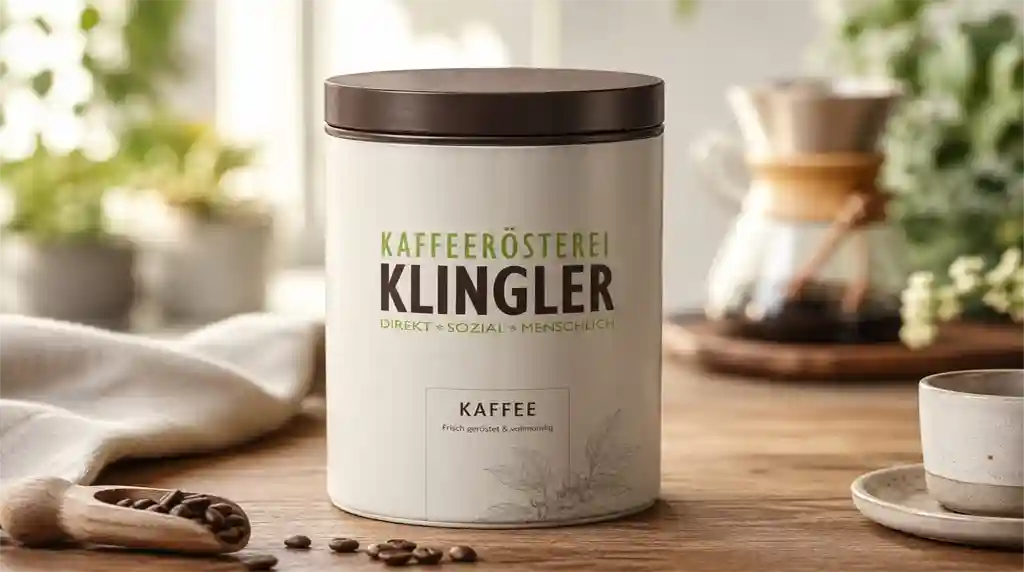 Luftdichte Aufbewahrung der frischen Kaffeebohnen