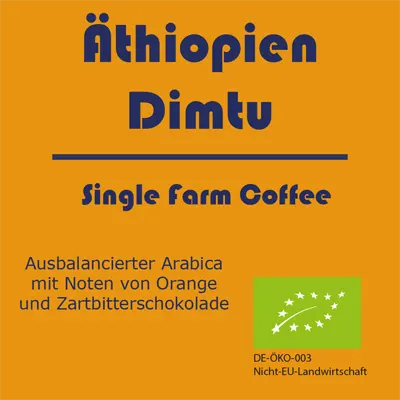 Äthiopien Dimtu Bio Kaffee