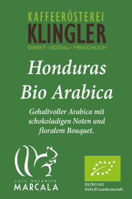 Honduras Marcala Bio Arabica
