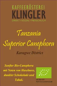 Tanzania Superor Bio Canephora
